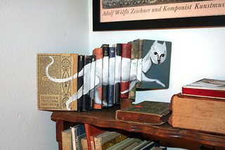 Illustration for article titled The Medium Is the Message In Sculptures Made of Books